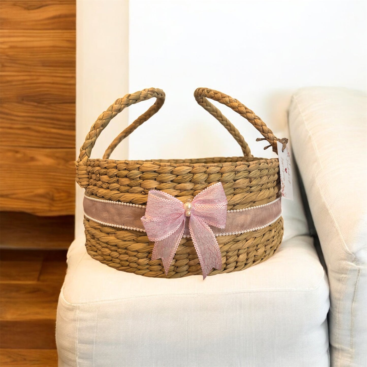 Seagrass Round Handle Basket