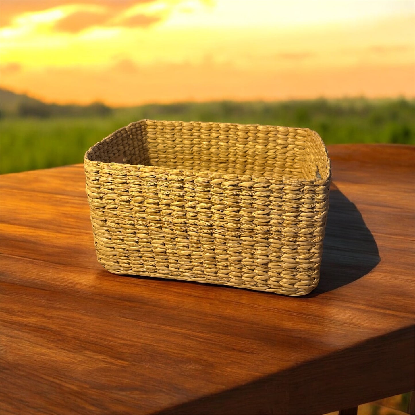 Seagrass Side Handle Basket