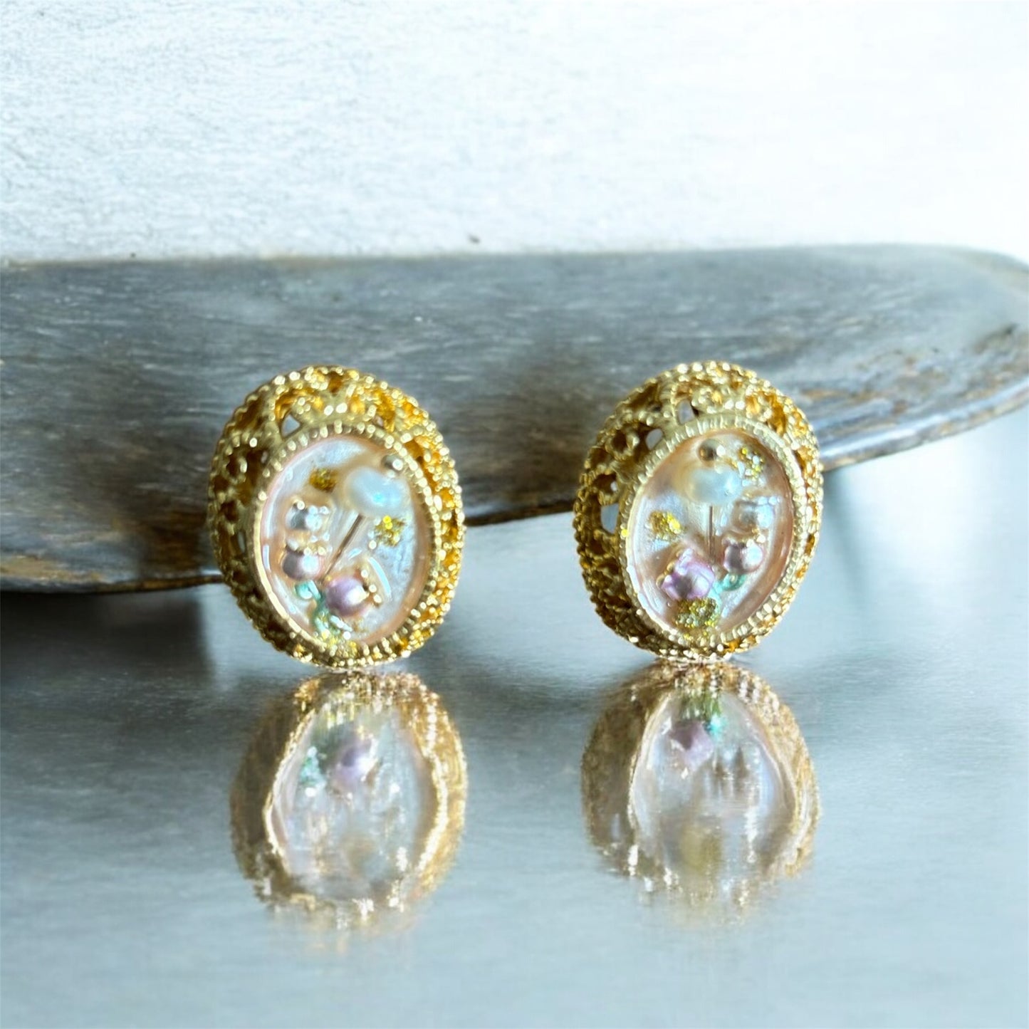 Empress Pearl Crest Earrings