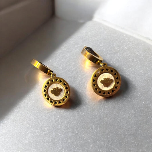 Golden Bloom Earings