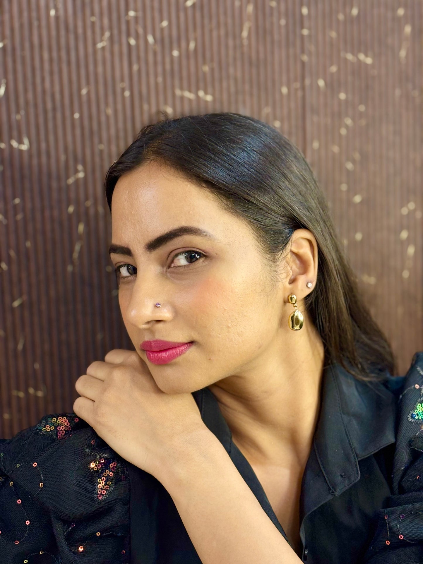 Golden Nova Earings
