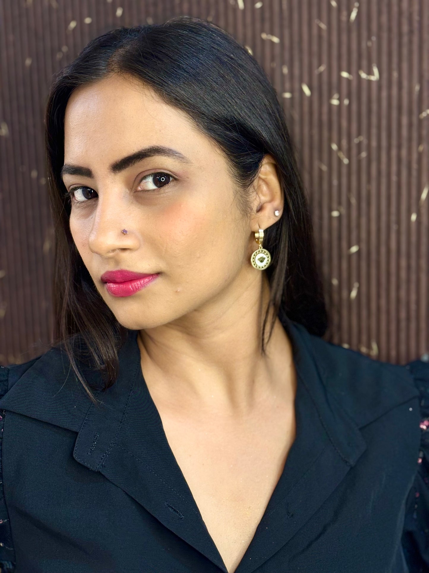 Golden Bloom Earings