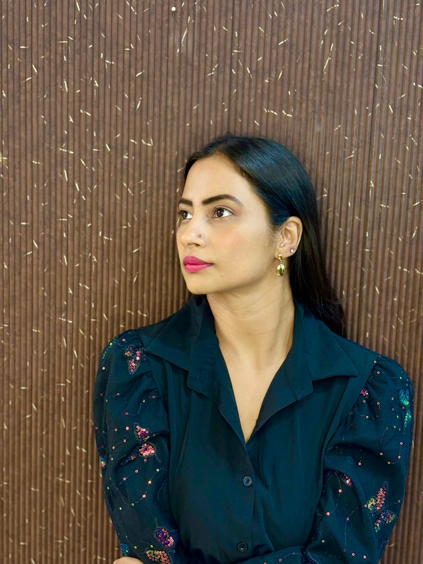 Golden Nova Earings