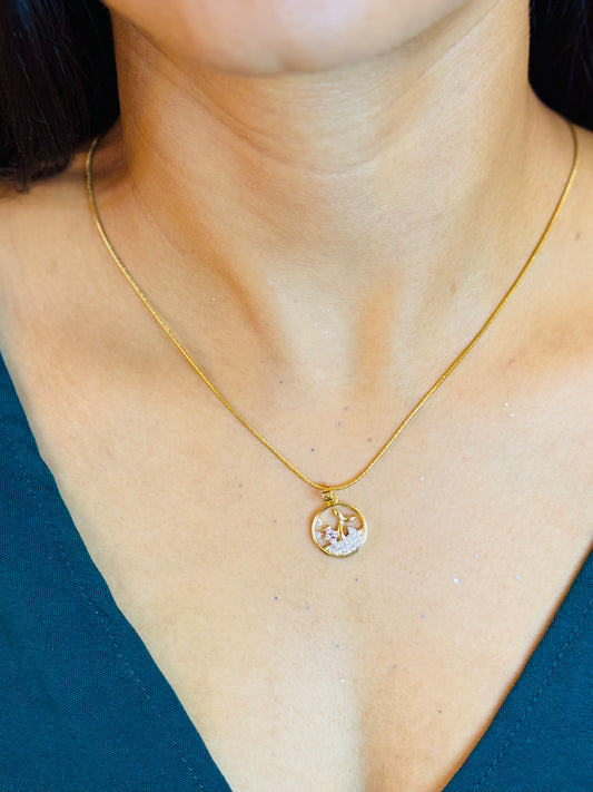 Golden Fin Necklace