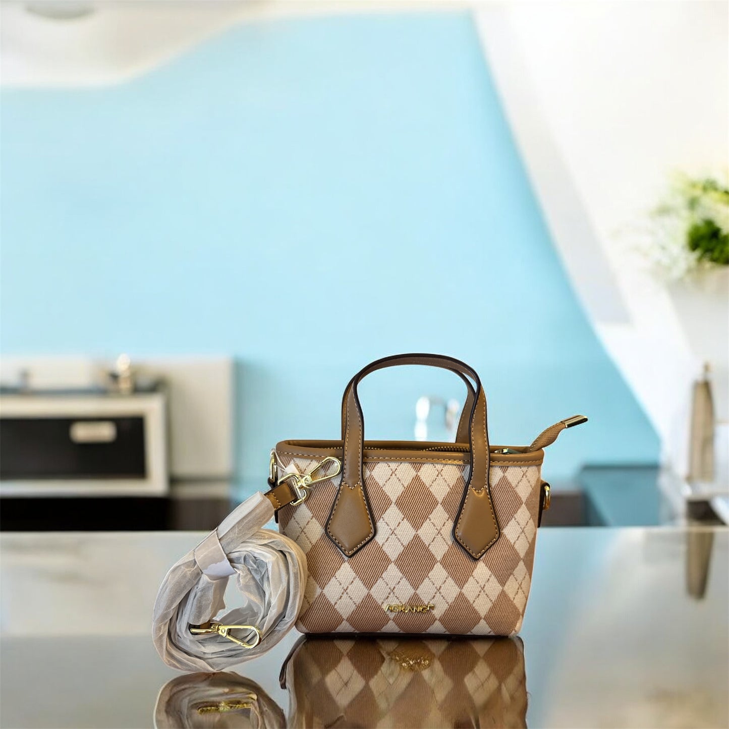 Vienna Argyle Mini Tote