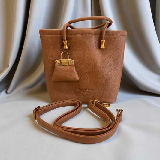 Classic Tan Pebble Leather Tote