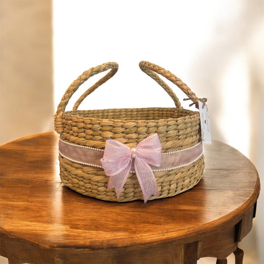 Seagrass Round Handle Basket