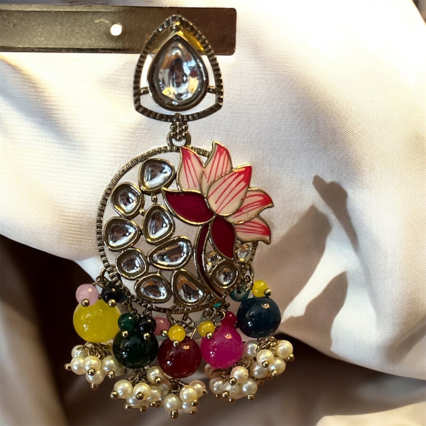 Rangriti Multicolor Charm Earrings with Keepsake Box
