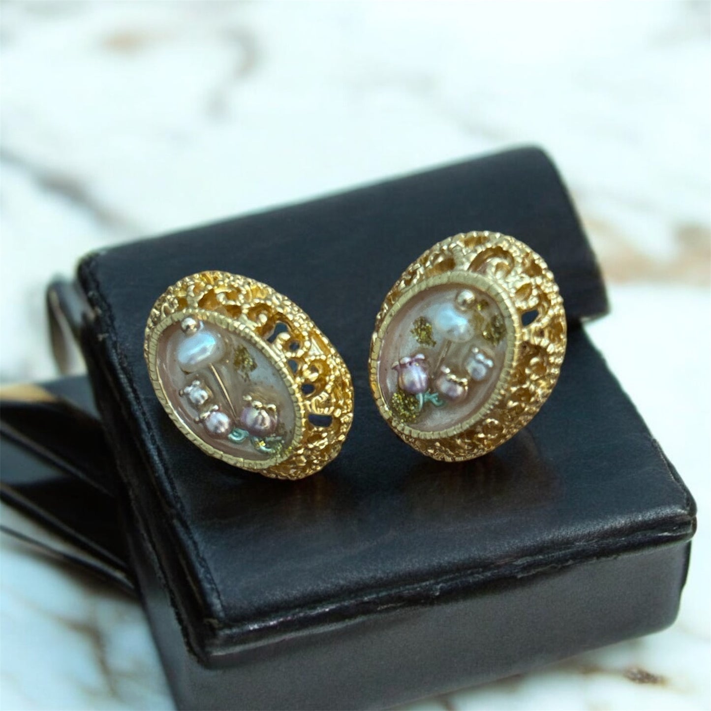 Empress Pearl Crest Earrings