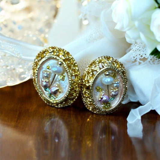 Empress Pearl Crest Earrings