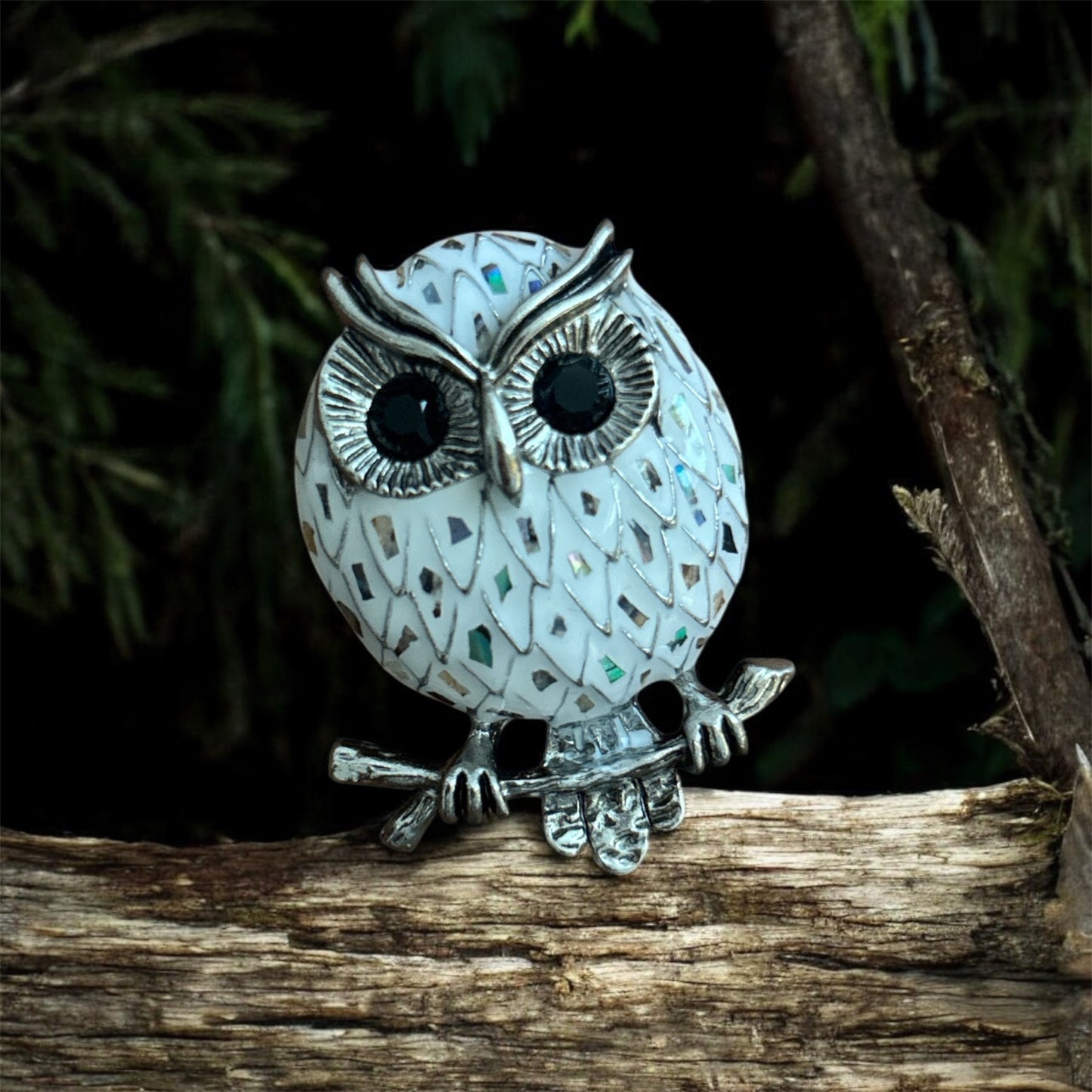 Wise Whimsy Owl Brooch